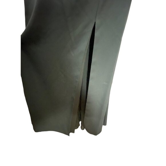 AFTER SIX One-shoulder Draped Cowl-neck Maxi Dress In Evergreen Size 12 - Picture 6 of 11